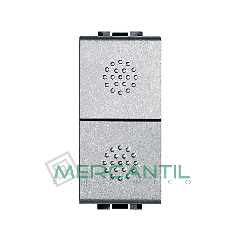 Pulsador Doble 1 Modulo Living Light BTICINO Tech 