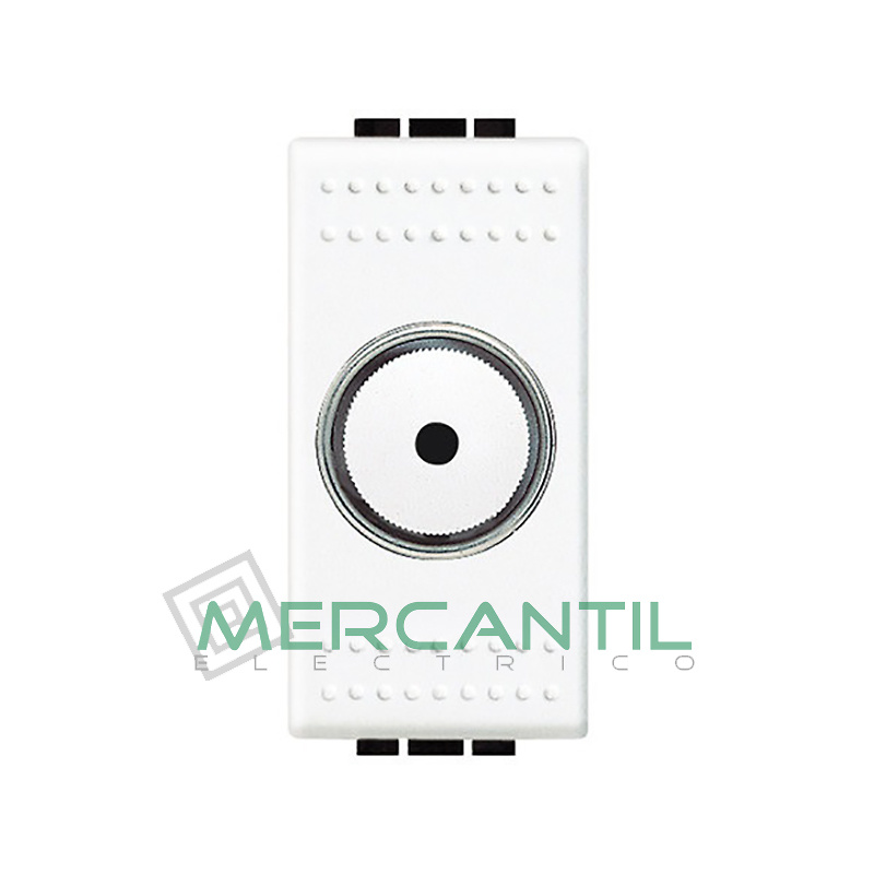 Regulador Rotativo 500W 1 Modulo Living Light BTICINO Blanco 