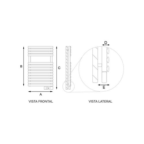 dimensiones-secatoallas-electrico-digital-600w-wifi-blanco-serie-d-rointe-dtn060seb 