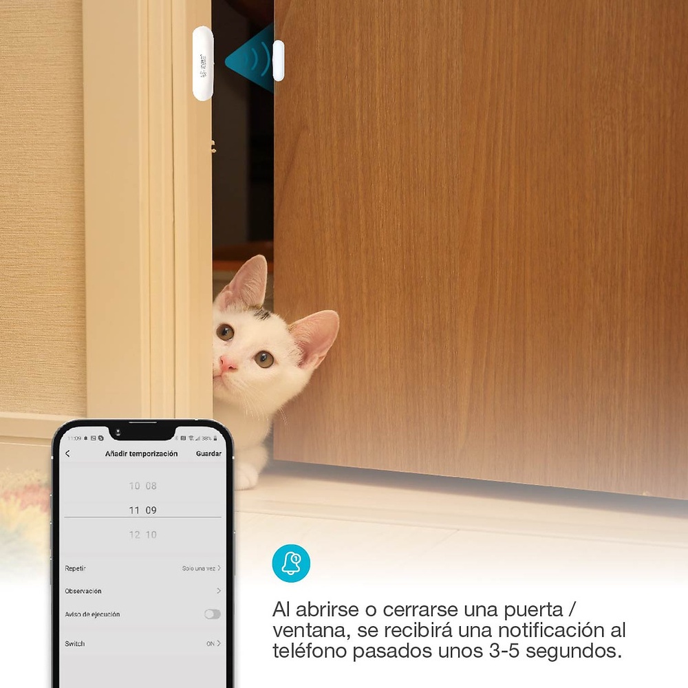 Sensor para puertas y ventanas WiFi Sensor para puertas y ventanas WiFi GSC