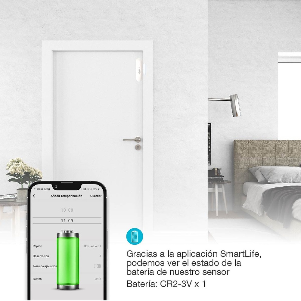 Sensor para puertas y ventanas WiFi Sensor para puertas y ventanas WiFi GSC