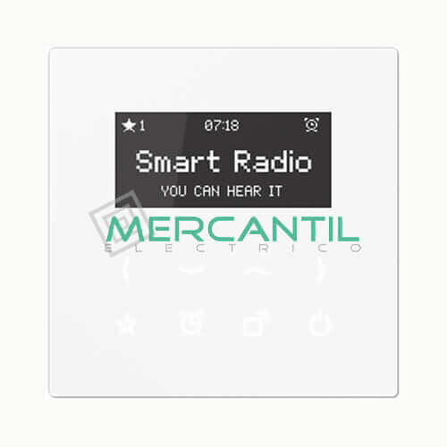Smart Radio con Display LS990 JUNG Blanco Alpino 