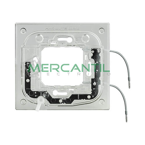 bticino mecanismos eléctricos soporte luminoso-axolute-HA4702X Soporte Luminoso para Placas Rectilineas 2 Modulos Axolute BTICINO