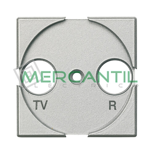 Tapa Adaptador con Serigrafia TV-R 2 Modulos Axolute BTICINO Tech 