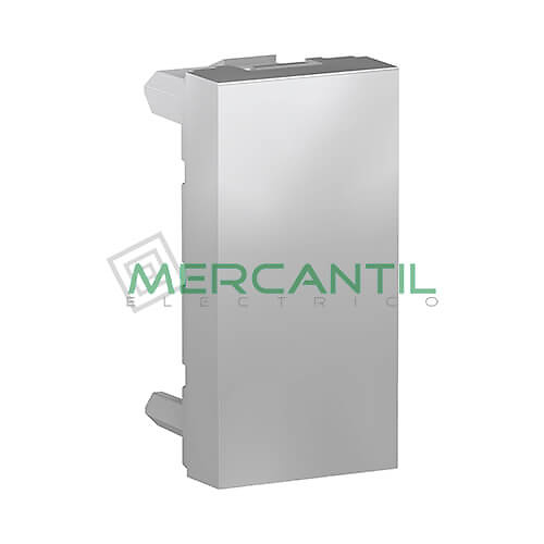 Tapa Ciega 1 Modulo New Unica SCHNEIDER ELECTRIC Aluminio 