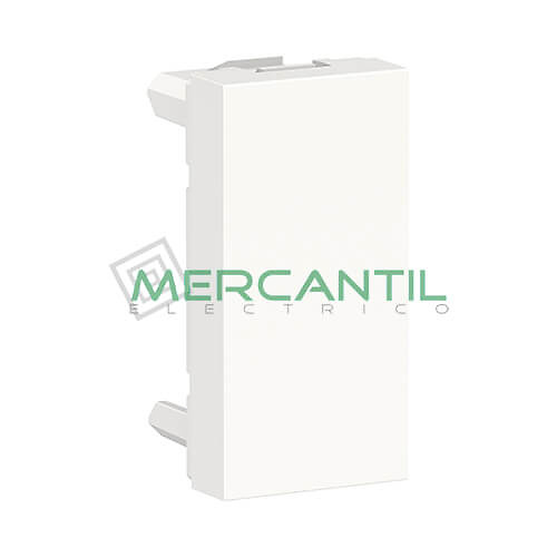 Tapa Ciega 1 Modulo New Unica SCHNEIDER ELECTRIC Blanco 