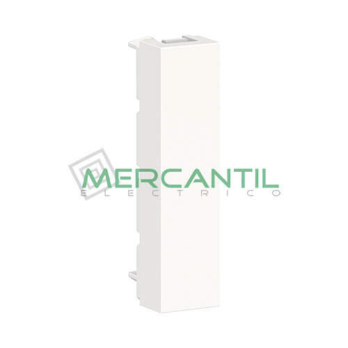 Tapa Ciega 1/2 Modulo New Unica SCHNEIDER ELECTRIC Blanco 