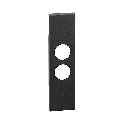 Bticino Tapa frontal para bases de R-TV/SAT Living Now KG09 Bticino Tapa frontal para bases de R-TV/SAT 1 módulo Dark Living Now