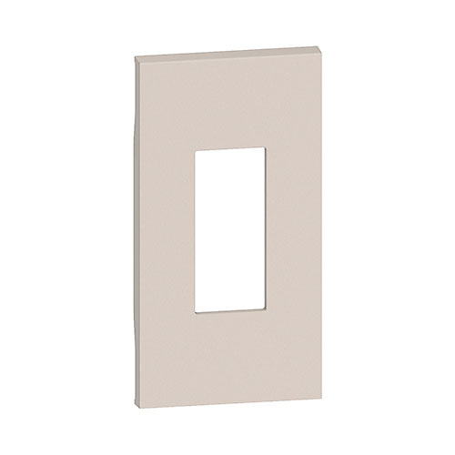 Bticino Tapa frontal para bases RJ45 Living Now KM07M2 Bticino Tapa frontal para bases RJ45 2 módulos color sand Living Now de Bticino