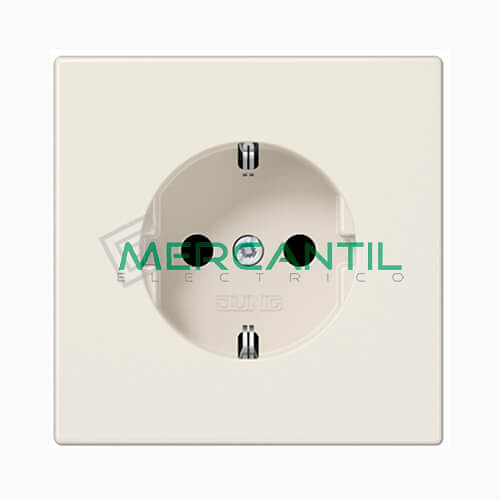 Tapa para Base de Enchufe Schuko LS990 JUNG Blanco Marfil 