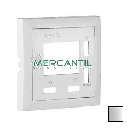 Tapa para Interruptor Horario Digital de 1 Circuito LOGUS 90 EFAPEL Aluminio 