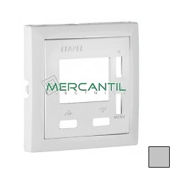 Tapa para Interruptor Horario Digital de 1 Circuito LOGUS 90 EFAPEL Gris 