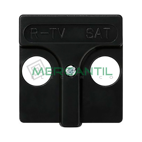 Tapa para Toma de Señal R-TV y SAT Modulares SIMON 27 Play Grafito 