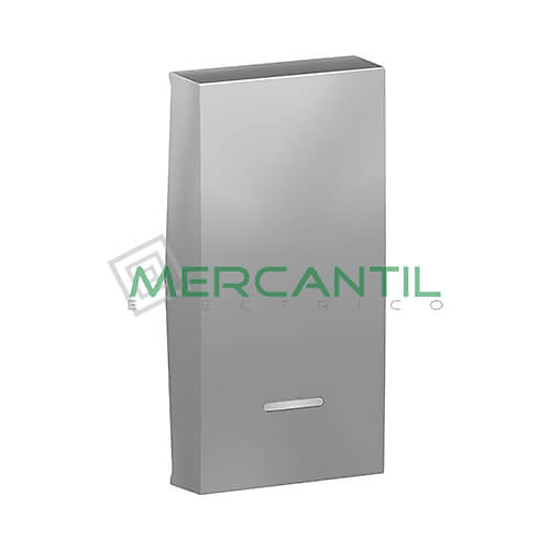 Tecla Accesoria con Visor 1 Modulo New Unica SCHNEIDER ELECTRIC Aluminio 