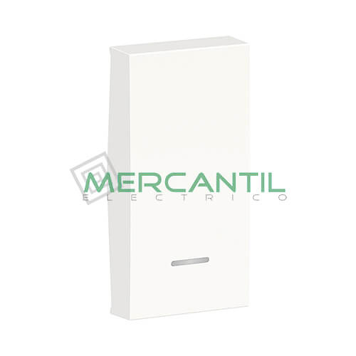 Tecla Accesoria con Visor 1 Modulo New Unica SCHNEIDER ELECTRIC Blanco 