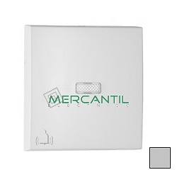 Tecla Simple para Mecanismos Luminosos con Símbolo de Campana LOGUS 90 EFAPEL Gris 