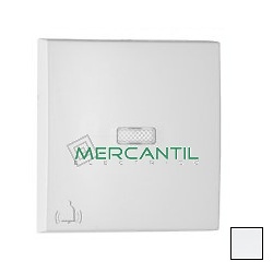 Tecla Simple para Mecanismos Luminosos con Símbolo de Campana LOGUS 90 EFAPEL HIELO 