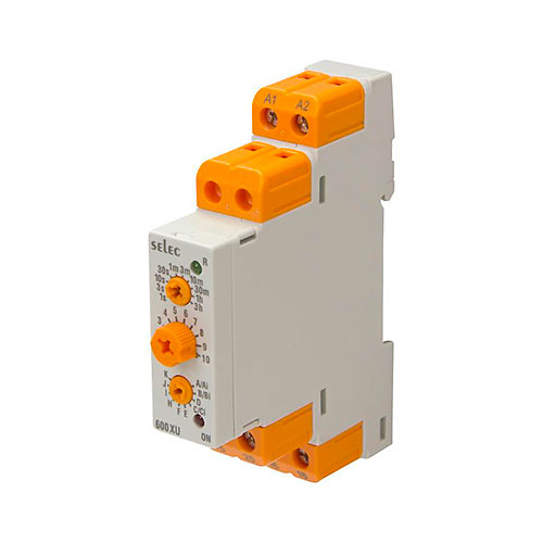 Temporizador modular 13 funciones 1NO 0.1s a 3h RETELEC 
