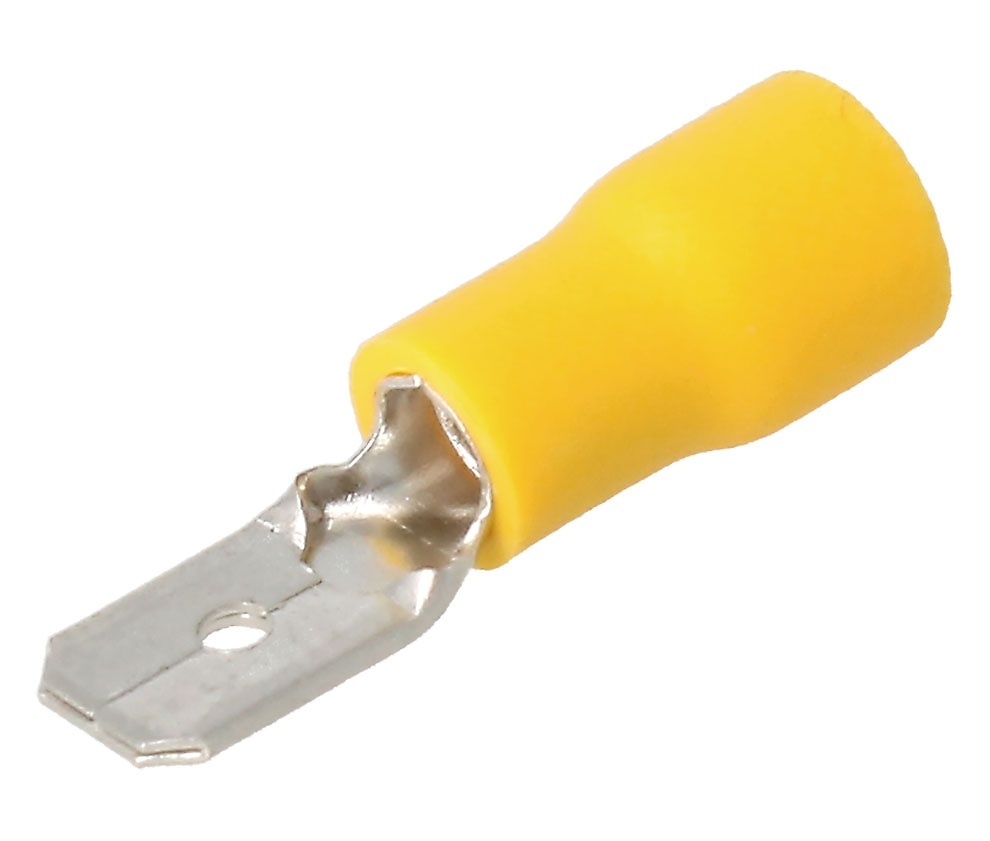 terminal-faston-macho-6-35mm-pre-aislado-amarillo-con5035 terminal-faston-macho-6-35mm-pre-aislado-amarillo-con5035
