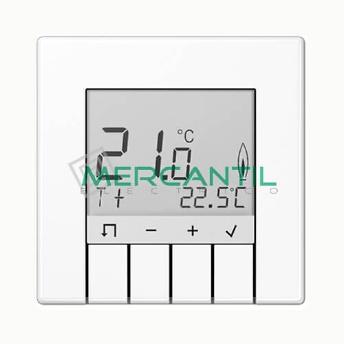 Termostato Estandar con Display LS990 JUNG Blanco Alpino 