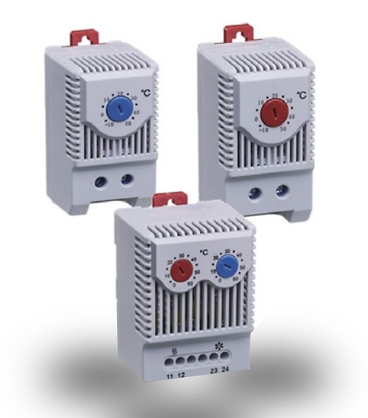 Termostato control calefactor NC, 20 a 80°C, 10A, 250VAC 