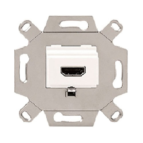 Toma conector HDMI tipo A embornamiento a tornillo beige Iris BJC 