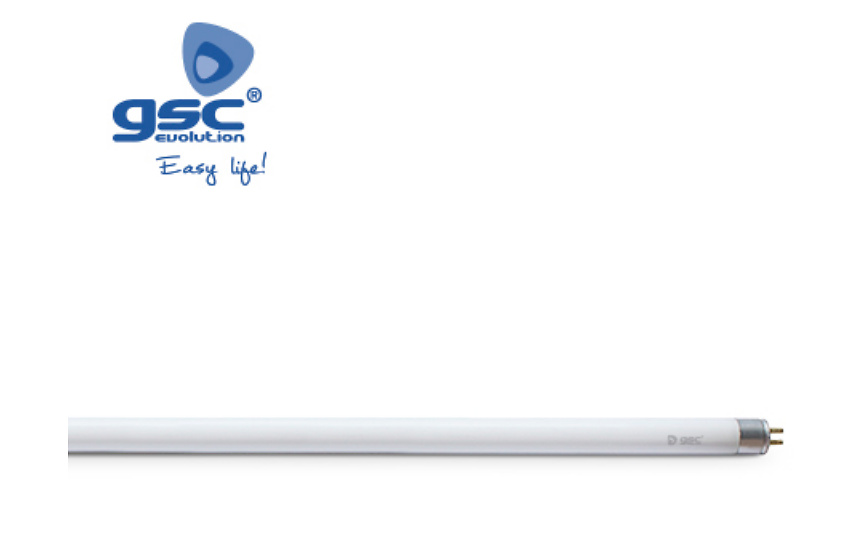 Tubo fluoresc.T5 trifosforo 8W G5 302mm 6400K Tubo fluoresc.T5 trifosforo 8W G5 302mm 6400K GSC