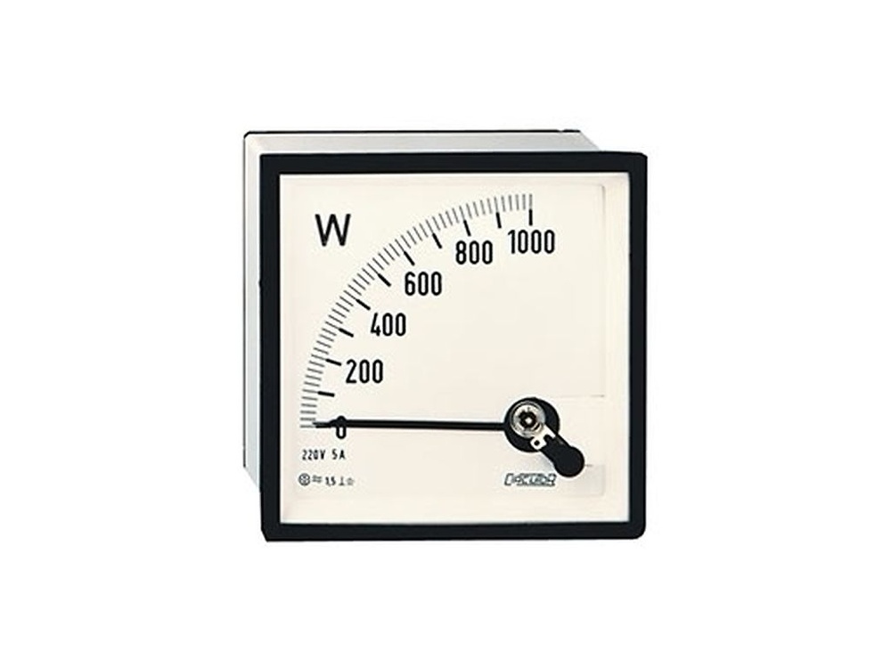 WTC96AN 400V ...-5A, Vatímetro trifásico 4 hilos, panel 96x96 WTC96AN 400V ...-5A, Vatímetro trifásico 4 hilos, panel 96x96