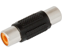 Adaptador RCA hembra - hembra