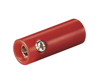 Banana hembra de 4,0mm roja