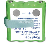 Batería para Walkie Topcom 9100 4,8V/700mAh NI-MH