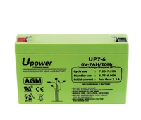 Batería plomo 6,0V/7,0Ah (150,0x95,0x34,0mm)