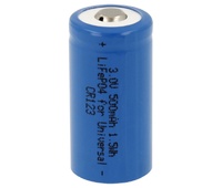 Batería recargable LiFeP04 3V/450mAh CR123 para foto y otras