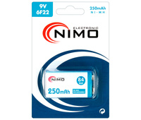 Batería recargable RC22, 9V/250mAh NI-MH