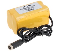 Baterías para luces de bicicleta 7,4V / 5200mAh Li-Ion