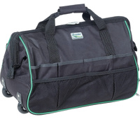 Bolsa de herramientas con ruedas y asa telescópica, máx 30kg
