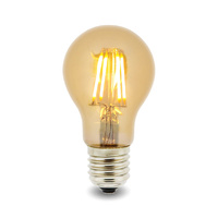 Bombilla LED Filamento E27 A60 4W Ámbar
