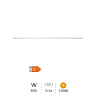 Bombilla linestra LED 15W S14s 2700K