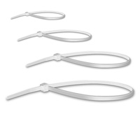 Brida recoge cables blanca