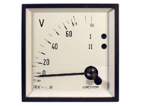 CEC96 250V, Voltímetro para medida en alterna, hierro móvil, 2 relés