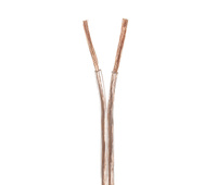 Cable para altavoz 2x0.75mm, Transparente polarizado 20m