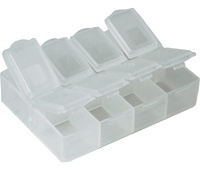 Caja para componentes SMD, 8 departamentos