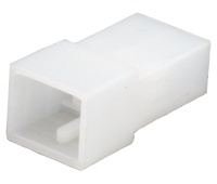 Carcasa conector aéreo hembra 2 vías faston 6,35mm