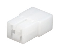 Carcasa conector aéreo macho 2 vías faston 6,35mm