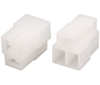 Carcasa conector aéreo macho 3 vías faston 6,35mm
