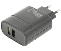 Cargador USB-A x2  Power Delivery 2 puertos