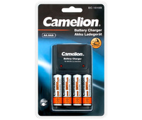 Cargador de baterías 4xAA/AAA  NI-MH + 4 baterías AA 2500mAh