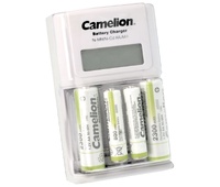 Cargador rápido de baterías 1-4 AAA/AA NI-MH con 2AA +2AAA