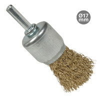 Cepillo de alambre con espiga 17mm