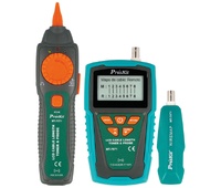 Comprobador LCD de longitud cable, localizador por tono